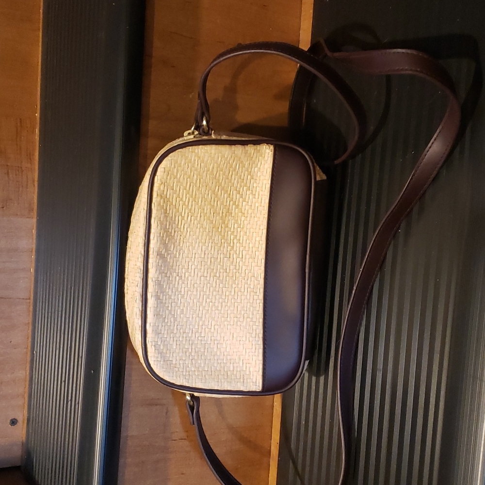 Etienne Aigner straw purse